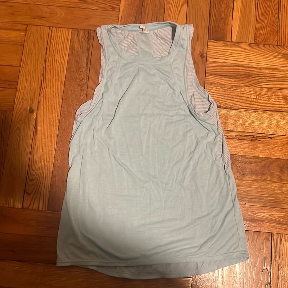 Sweaty Betty ice blue workout tank